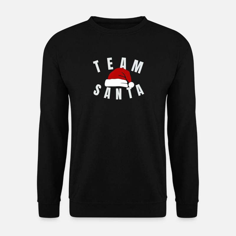 Team Santa - Weihnachten und Weihnachtsmann - Unisex Pullover - Schwarz