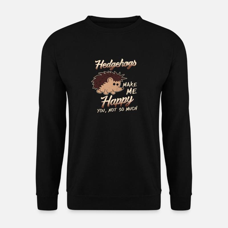 Hedgehog - Unisex Sweatshirt - black