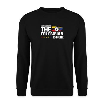 Football colombien - Sweat-shirt Unisexe - noir - Devant - Alina (178cm) & Michal (187cm)
