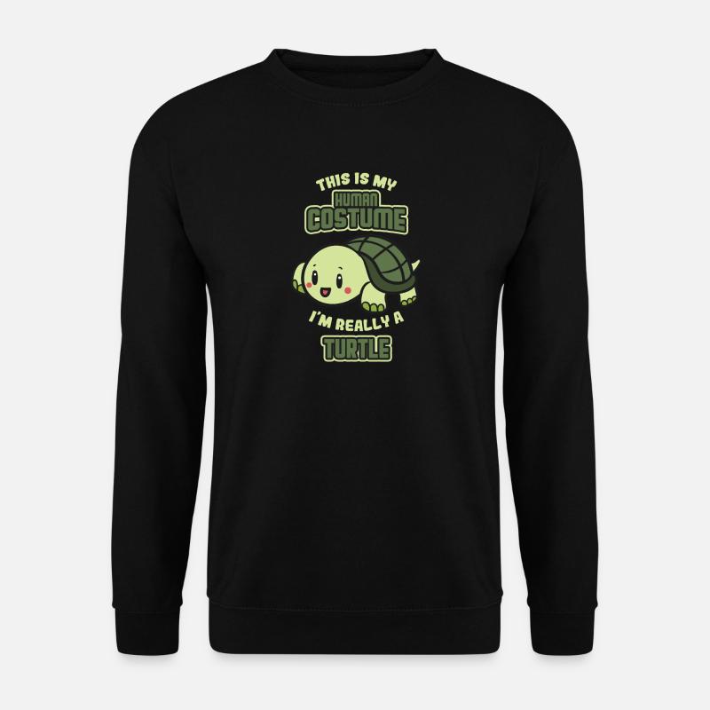 Turtle & Turtle todo dækker - Unisex sweater - sort