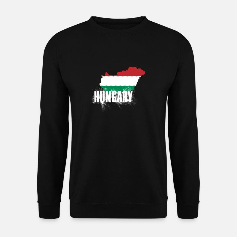 Ungarn - Unisex Pullover - Schwarz