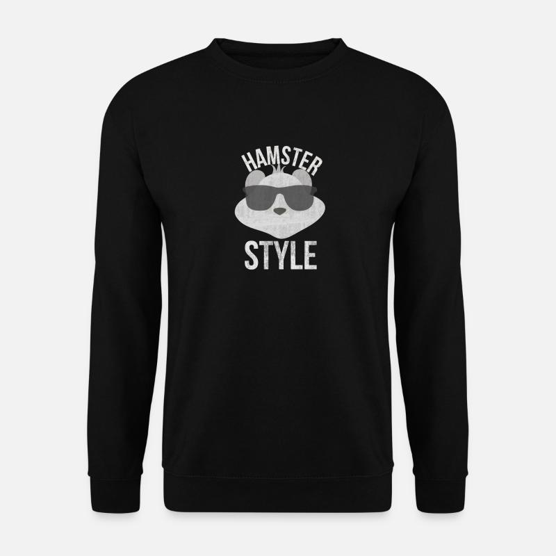 Hamster Style I Hamsterrad Kind Mädchen Frau - Unisex Pullover - Schwarz