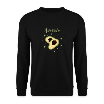 avocado - Unisex Sweatshirt - black - Front - Alina (178cm) & Michal (187cm)