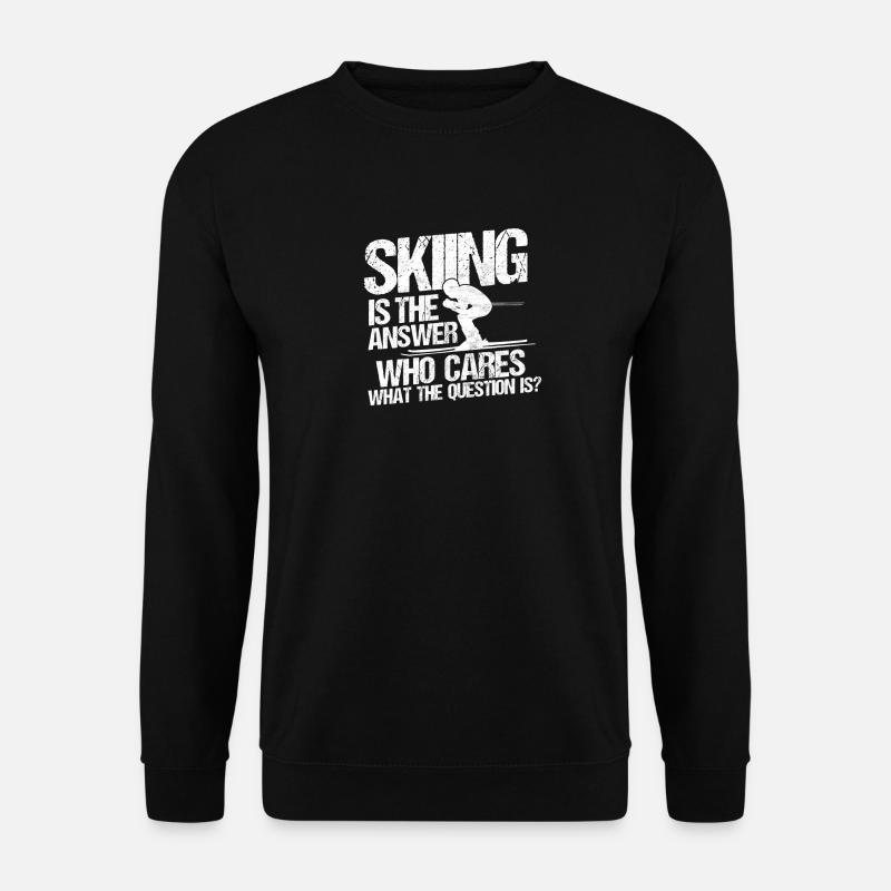 Ski - Unisex Pullover - Schwarz