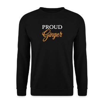 Proud Ginger - Unisex Pullover - Schwarz - Vorne - Alina (178cm) & Michal (187cm)