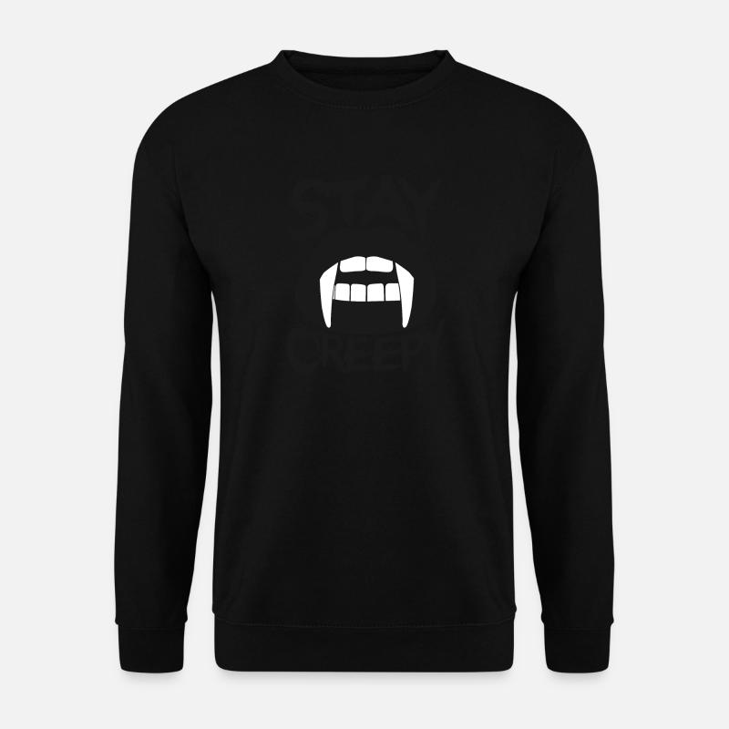Halloween Stay Creepy - Unisex Pullover - Schwarz