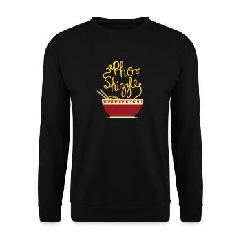 Soupe aux nouilles au Vietnam Restaurant Asia - Sweat-shirt Unisexe - noir - Devant - Alina (178cm) & Michal (187cm)
