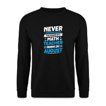 Lehrer - Unisex Pullover - Schwarz - Vorne - Alina (178cm) & Michal (187cm)