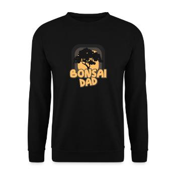 Bonsai Natur Japan Papa Buddhismus Geschenk - Unisex Pullover - Schwarz - Vorne - Alina (178cm) & Michal (187cm)
