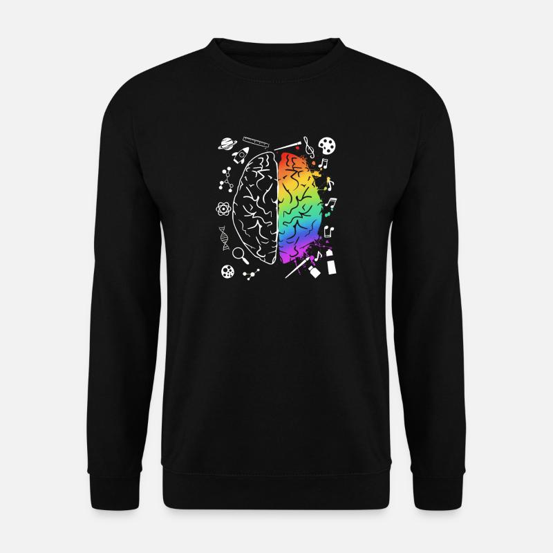 Wissenschaft Biologie Physik Gehirn Geschenk - Unisex Pullover - Schwarz