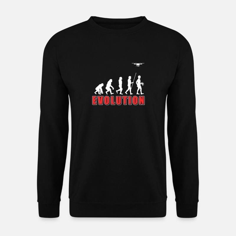 Drone Evolution - Unisex Sweatshirt - black