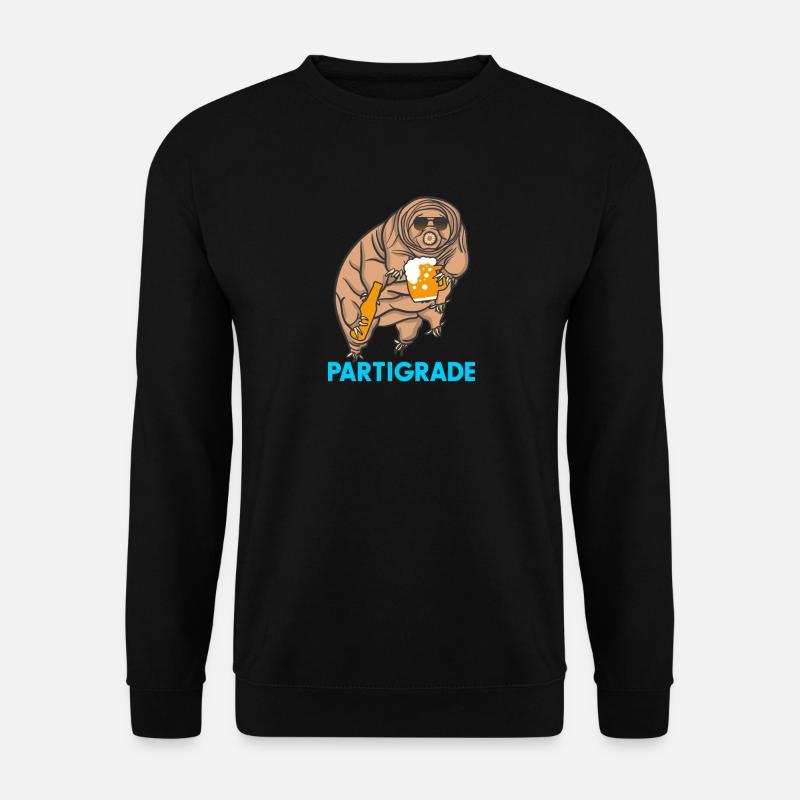 Partigrade - Lustige Tardigrade - Unisex Pullover - Schwarz