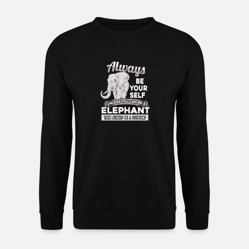 elephant - Unisex Sweatshirt - black