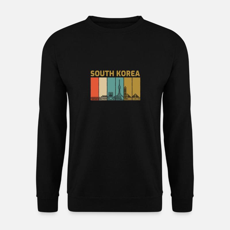 Südkorea - Unisex Pullover - Schwarz