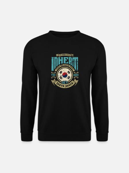 Südkorea - Unisex Pullover - Schwarz