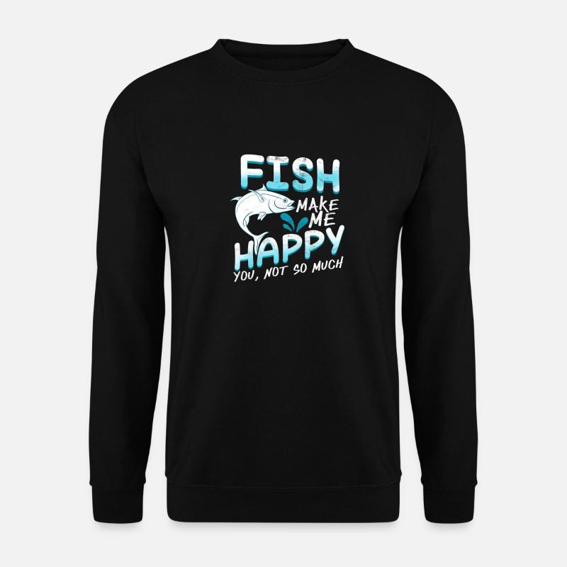 Fisch - Unisex Pullover - Schwarz