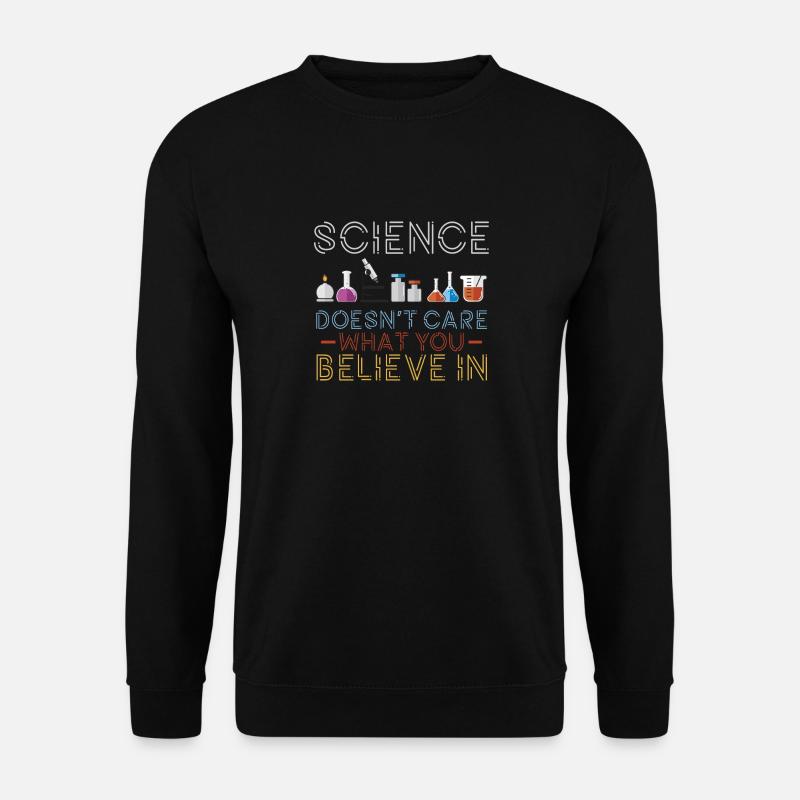 Experimente Geschenk Wissenschaft Fakten - Unisex Pullover - Schwarz