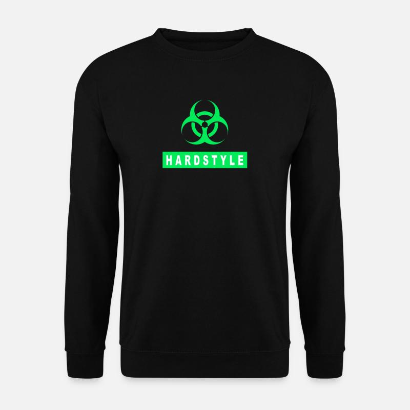 Hardstyle Biohazard Techno - Sweat-shirt Unisexe - noir