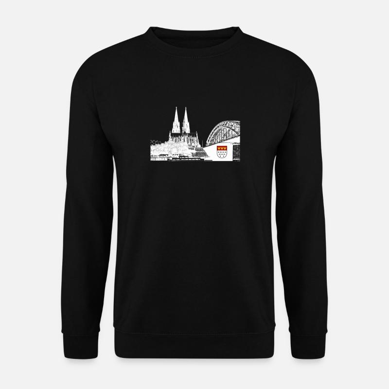 Kölner Dom - Unisex Pullover - Schwarz