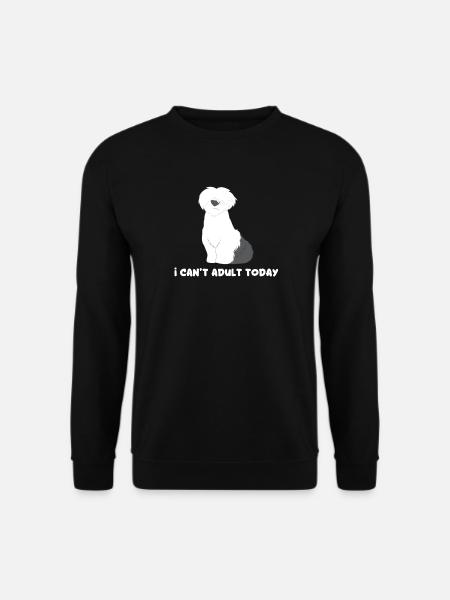 Bobtail - Hundebesitzer - Teenager - Teen - Spruch - Unisex Pullover - Schwarz
