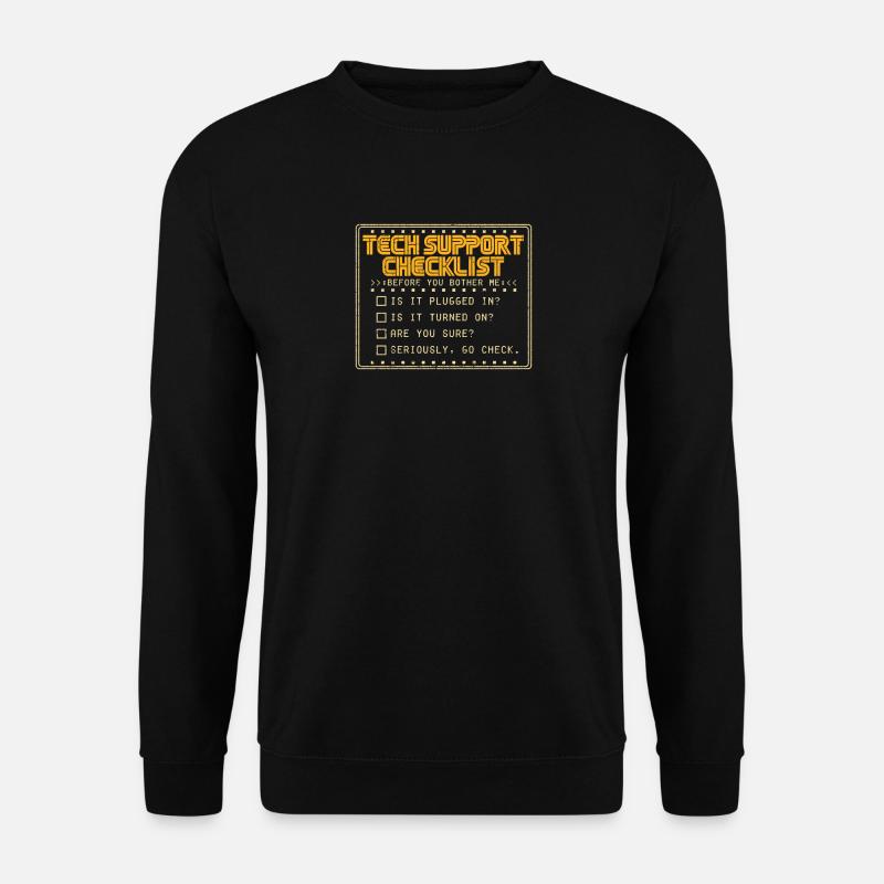 T-shirt für Computer Nerds - Unisex Pullover - Schwarz