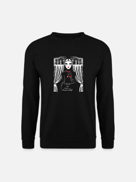 Ich mag es, theatralisch zu gehen Geschenk für Schauspieler, - Unisex Pullover - Schwarz