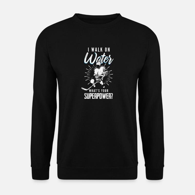 Eishockey - Unisex Pullover - Schwarz