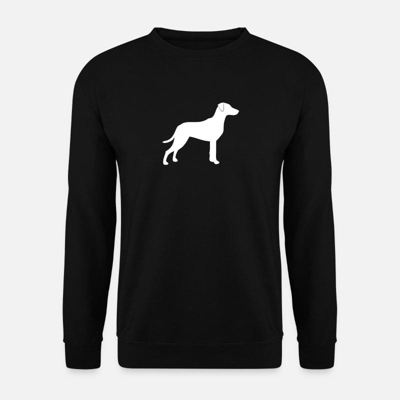 Deutscher Pinscher Hund Silhuette T-Shirt - Unisex Pullover - Schwarz