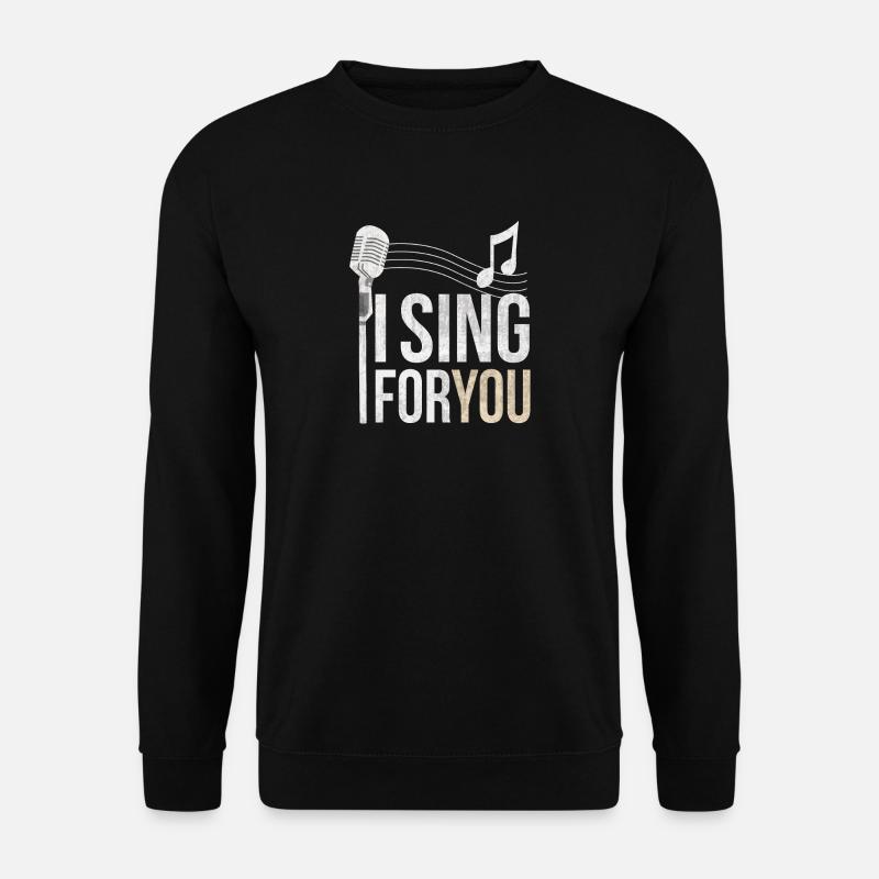 Sänger - Unisex Pullover - Schwarz