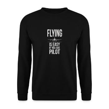 Voler - Sweat-shirt Unisexe - noir - Devant - Alina (178cm) & Michal (187cm)
