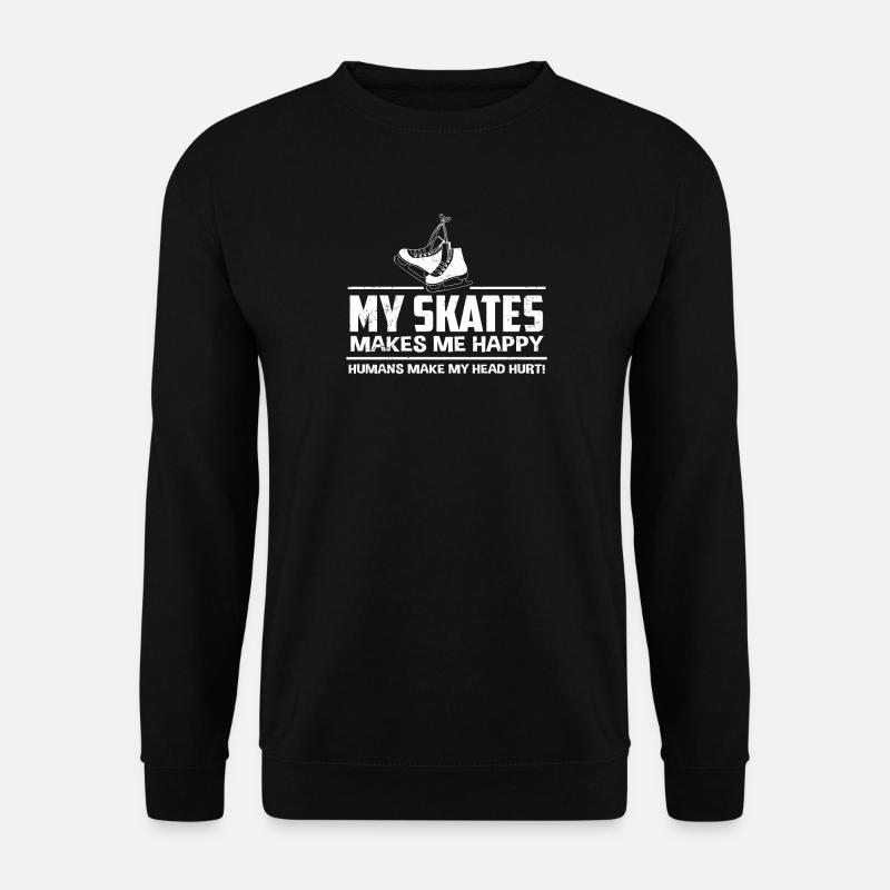 ice skating - Unisex Sweatshirt - black