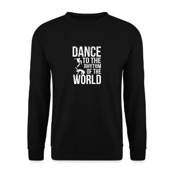 Dance - Unisex Sweatshirt - black - Front - Alina (178cm) & Michal (187cm)