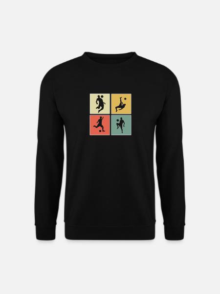 Fußball - Unisex Pullover - Schwarz