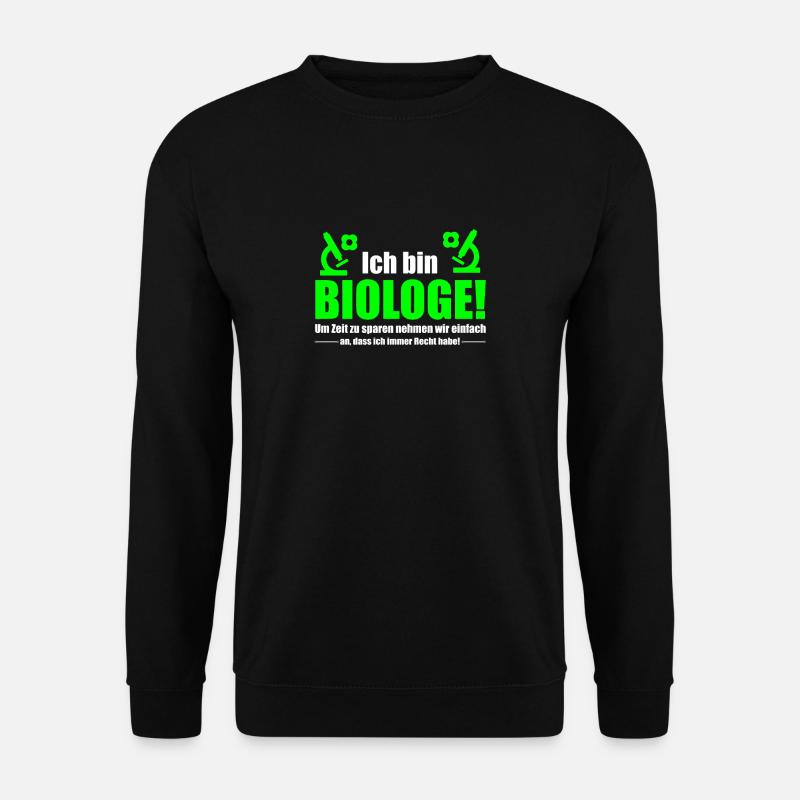 Biologie - Unisex Pullover - Schwarz