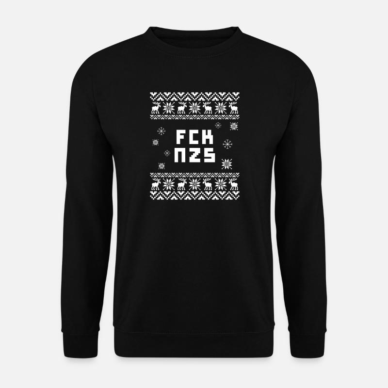 FCK NZS Ugly Christmas - Unisex Sweatshirt - black