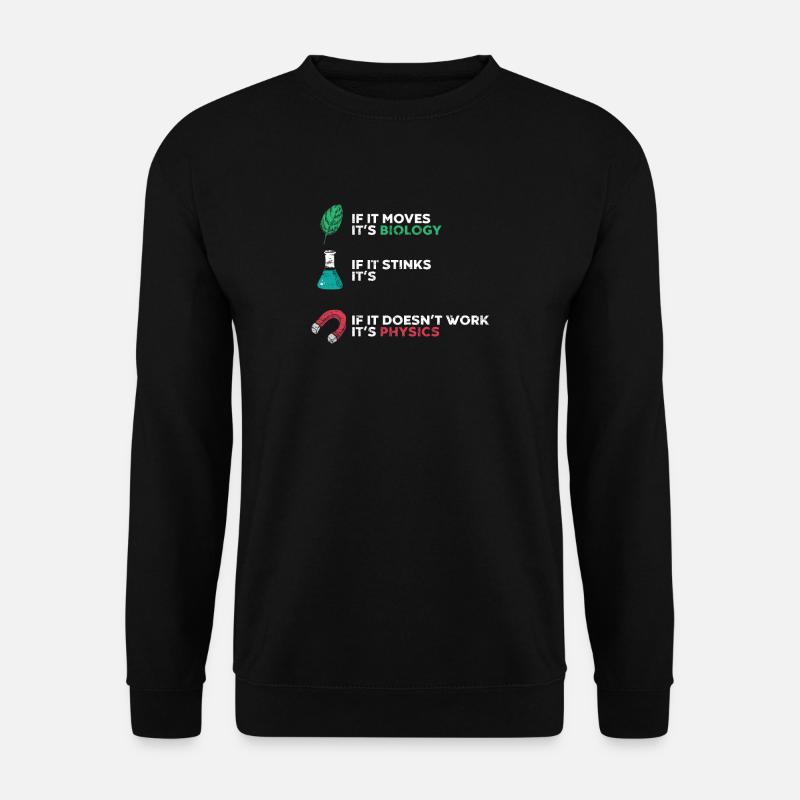 Wissenschaft - Biologie, Chemie und Physik - Unisex Pullover - Schwarz