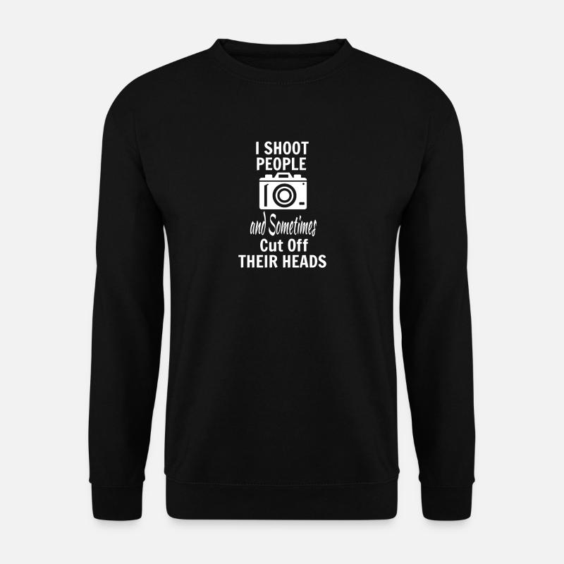 Fotografie - Unisex Pullover - Schwarz