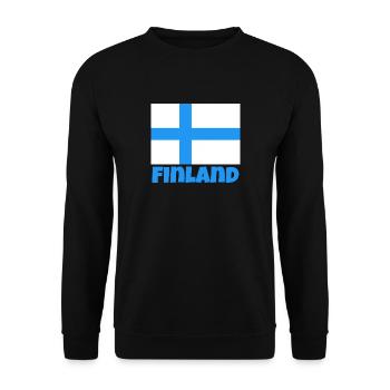 Finlande - Sweat-shirt Unisexe - noir - Devant - Alina (178cm) & Michal (187cm)