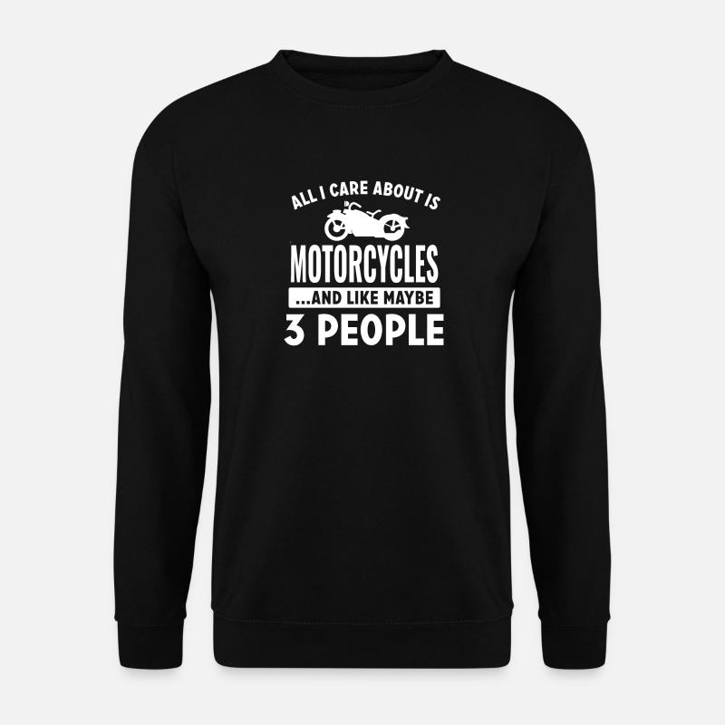 motorcycle - Unisex Sweatshirt - black