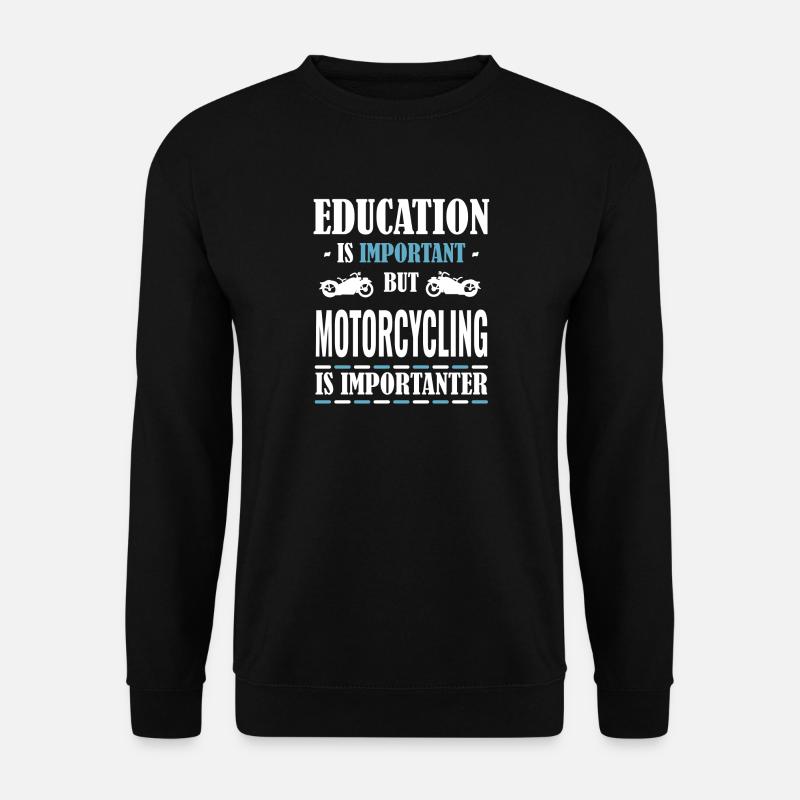 motorcycle - Unisex Sweatshirt - black