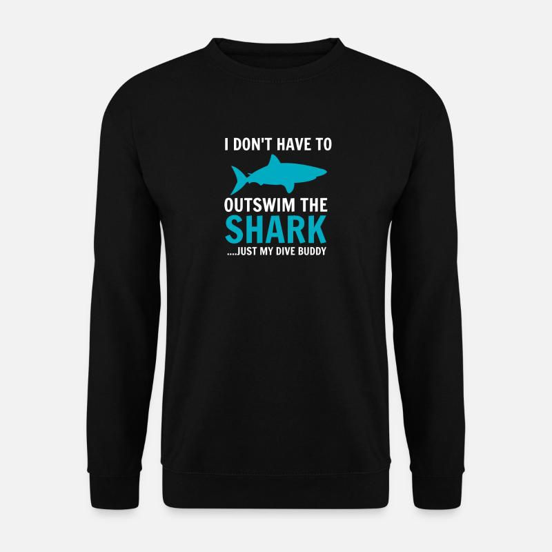 plongée - Sweat-shirt Unisexe - noir