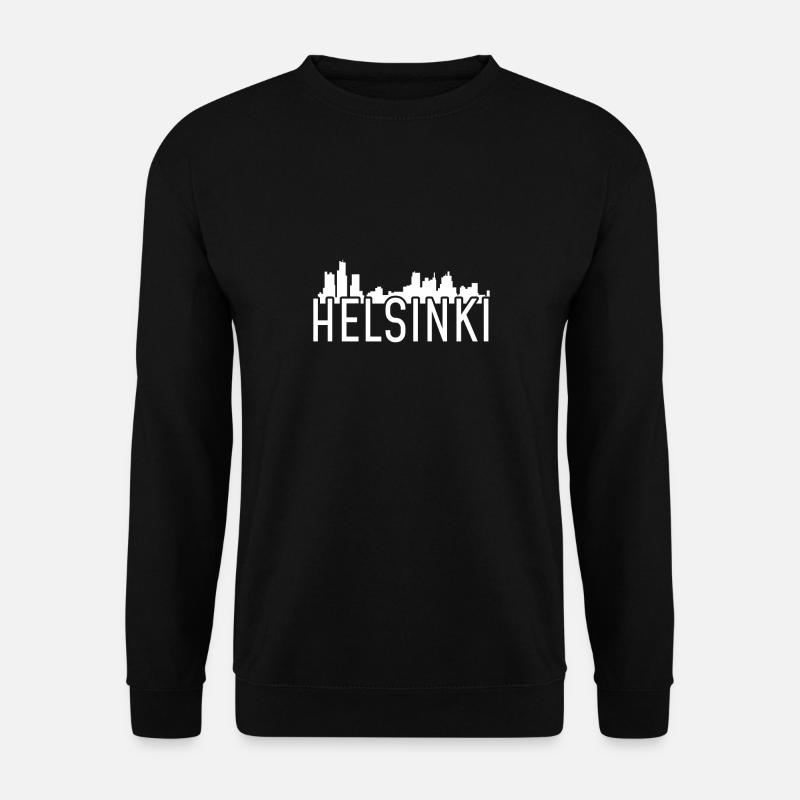 Finnland Helsinki Berge Heimat Turku Oulu Geschenk - Unisex Pullover - Schwarz