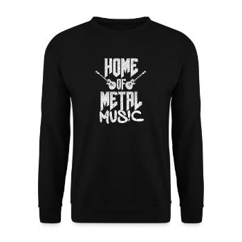 Musique métal - Sweat-shirt Unisexe - noir - Devant - Alina (178cm) & Michal (187cm)