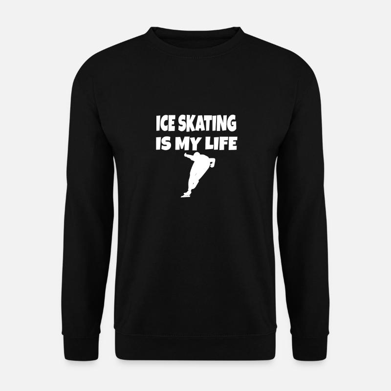 Schlittschuh - Unisex Pullover - Schwarz