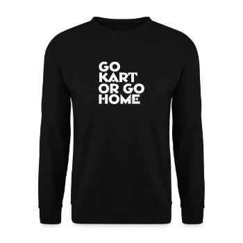 Go Kart - Unisex Pullover - Schwarz - Vorne - Alina (178cm) & Michal (187cm)