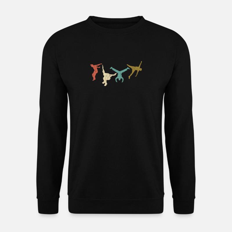 parkour vintage - Unisex Pullover - Schwarz