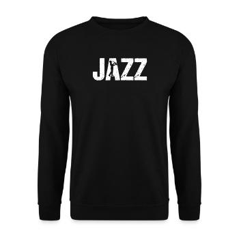Musique jazz - Sweat-shirt Unisexe - noir - Devant - Alina (178cm) & Michal (187cm)