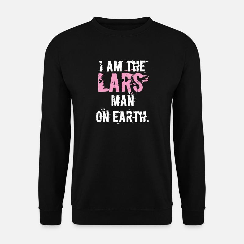 Der skandinavische Name Lars - Geburtstagsgeschenk - Unisex Pullover - Schwarz