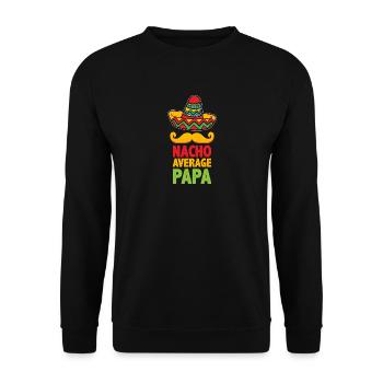 Drôle dire cadeau de chemise drôle - Sweat-shirt Unisexe - noir - Devant - Alina (178cm) & Michal (187cm)