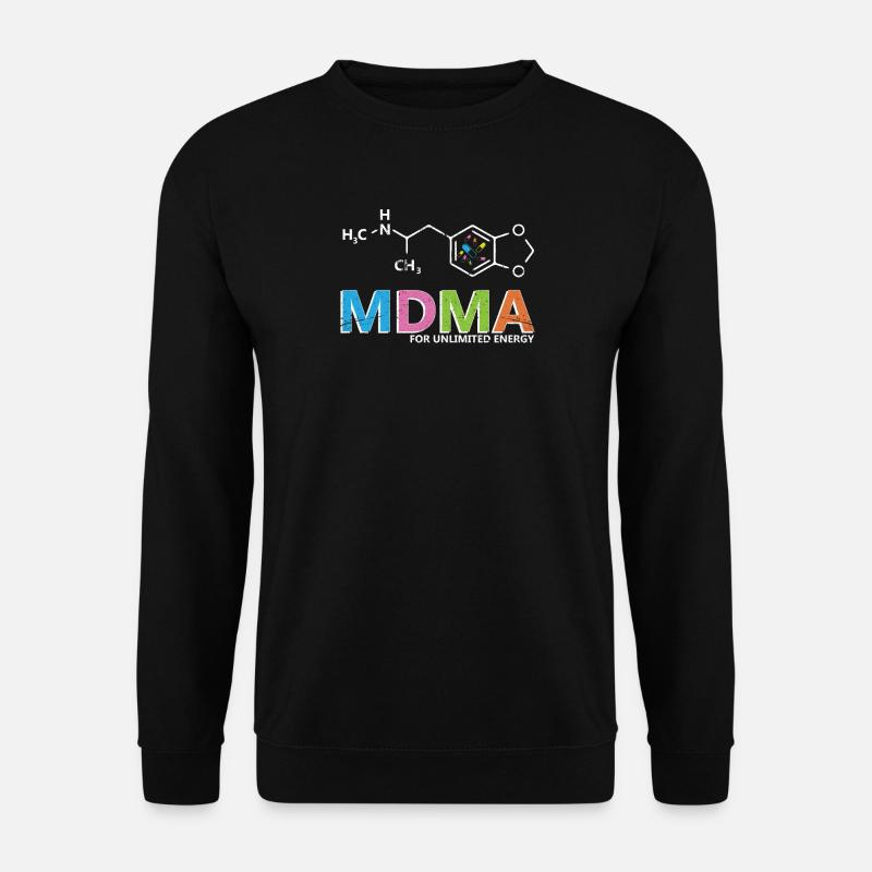 Ecstasy MDMA - Unisex Pullover - Schwarz